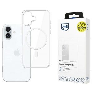 3mk MagCase MagSafe-kompatibilis tok iPhone 16 - átlátszó
