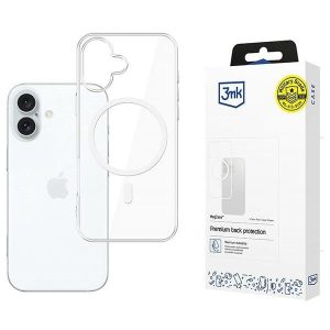 3mk MagCase MagSafe-kompatibilis tok iPhone 16 Plus - átlátszó