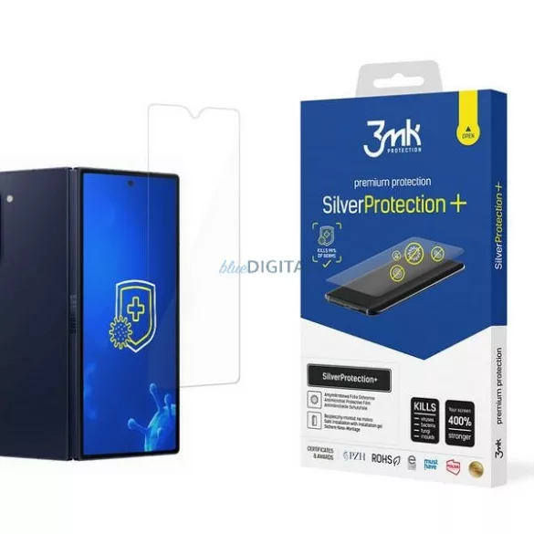 3mk Silver Protection+ antimikrobiális fólia Samsung Galaxy Z Fold 6 (elülső kijelző)
