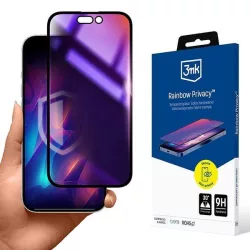   3mk Rainbow Privacy betekintésvédett edzett üveg kijelzővédő iPhone 15