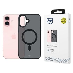 3mk Smoke MagCase tok iPhone 16 - fekete