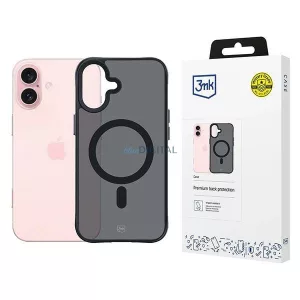3mk Smoke MagCase tok iPhone 16 - fekete