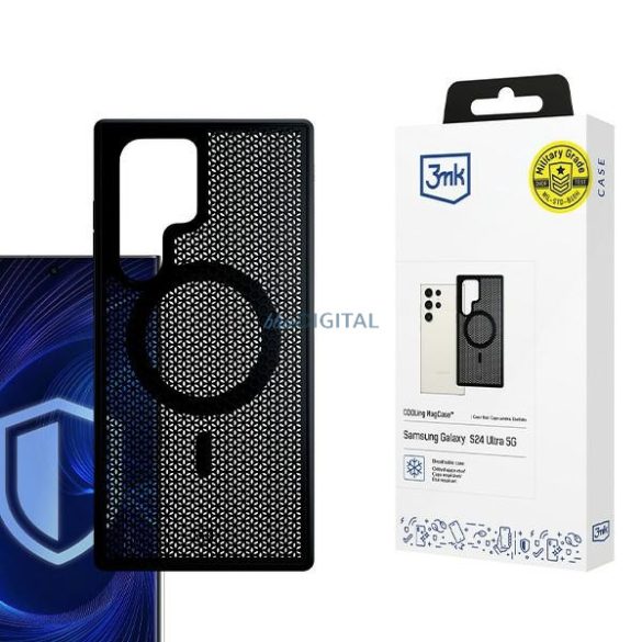 3mk COOLing MagCase tok Samsung Galaxy S24 Ultra - fekete