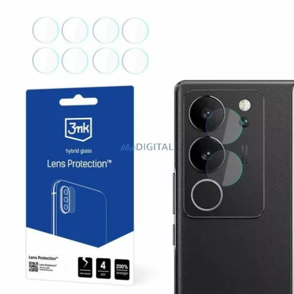 3mk Lens Protect kamera lencse védő fólia Vivo V29 - 4db