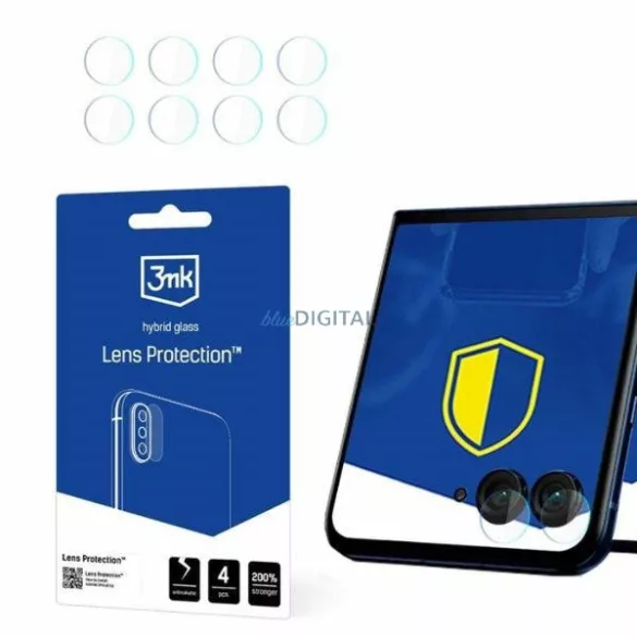 3mk Lens Protect kamera lencse védő fólia Motorola Razr 50 Ultra - 4db