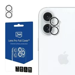   3mk Lens Pro Full Cover kamera lencse védő edzett üveg iPhone 16/ 16 Plus