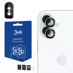   3mk Lens Protection Pro kamera lencse védő edzett üveg zöld szegéllyel iPhone 16/ 16 Plus