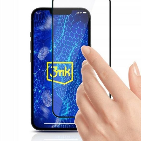 3mk HardGlass Max Lite edzett üveg kijelzővédő fekete szegéllyel Xiaomi Redmi 13C 5G