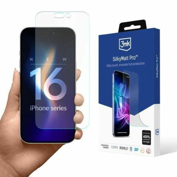 3mk Silky Matt Pro kijelzővédő fólia iPhone 16 Pro