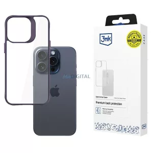 3mk Satin Armor Case+ tok iPhone 15 Pro Max - lila