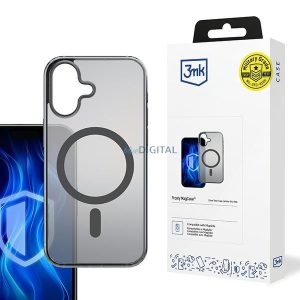 3mk Frosty MagCase tok iPhone 16 - fekete