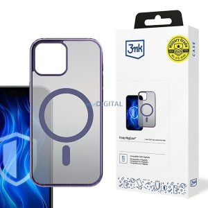 3mk Frosty MagCase tok iPhone 15 Plus - lila