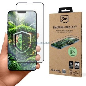 3mk HardGlass Max Eco edzett üveg újrahasznosított anyagból iPhone 13/13Pro/14