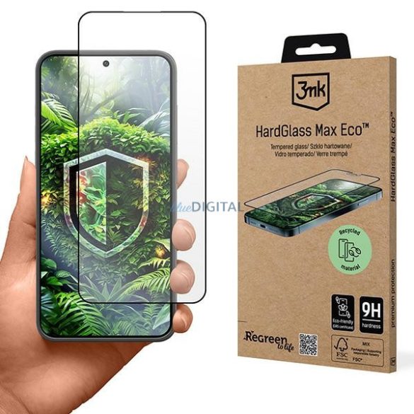 3mk HardGlass Max Eco edzett üveg újrahasznosított anyagból Samsung Galaxy S24