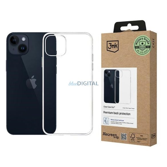 3mk ClearCase Eco tok iPhone 13/14 - átlátszó