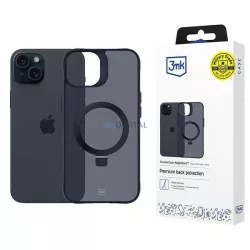   3mk Smoke Magsafe & Stand tok kitámasztóval iPhone 15 Plus - fekete