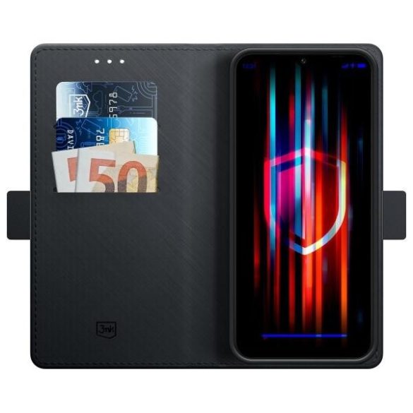 3mk Wallet kinyitható tok Samsung Galaxy A16 4G/5G - fekete