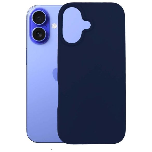 3mk Silicone tok iPhone 16 Plus - tengerészkék