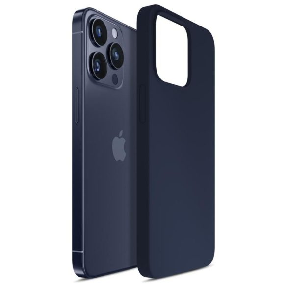 3mk Silicone tok iPhone 16 Pro Max - tengerészkék