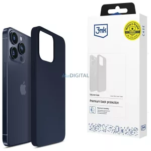3mk Silicone tok iPhone 16 Pro - tengerészkék