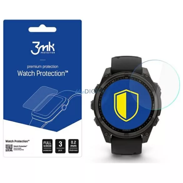 3mk FlexibleGlass hibrid üveg kijelzővédő Garmin Fenix 8 (47mm)
