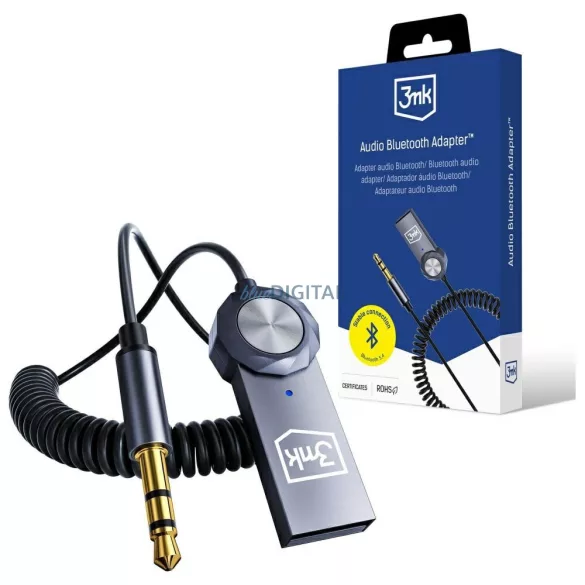 Wireless adapter audio 3MK Audio    Bluetooth Adapter Jack 3.5mm 2w1