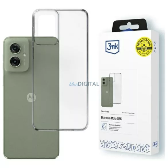 3mk Clear tok Motorola Moto G55 - átlátszó