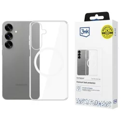   3mk MagCase MagSafe-kompatibilis tok Samsung Galaxy S25 Plus - átlátszó