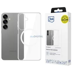   3mk MagCase MagSafe-kompatibilis tok Samsung Galaxy S25 Plus - átlátszó