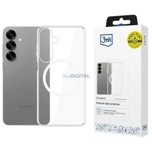 3mk MagCase MagSafe-kompatibilis tok Samsung Galaxy S25 Plus - átlátszó