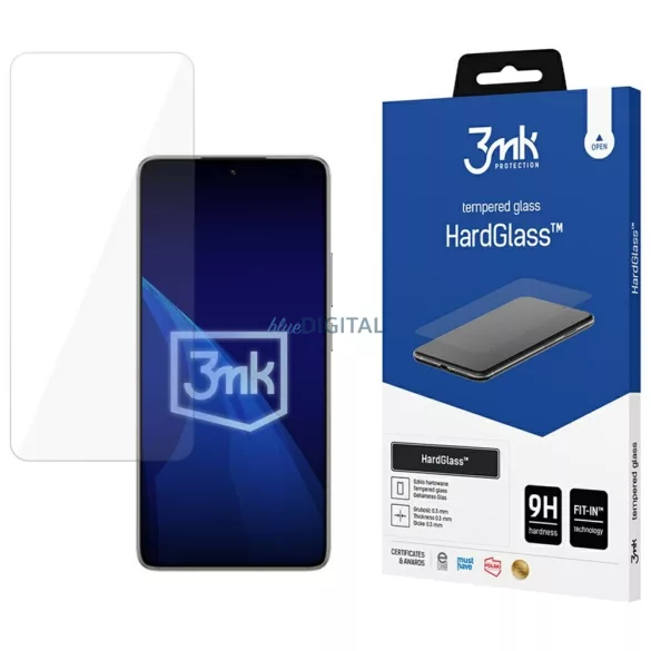 3MK HardGlass edzett üveg Xiaomi 14T / 14T Pro készülékekhez