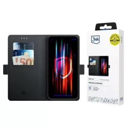 3mk Wallet kinyitható tok Samsung Galaxy S25 Plus - fekete