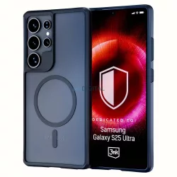   3mk Satin Armor MagCase MagSafe-kompatibilis tok Samsung Galaxy S25 Ultra - átlátszó