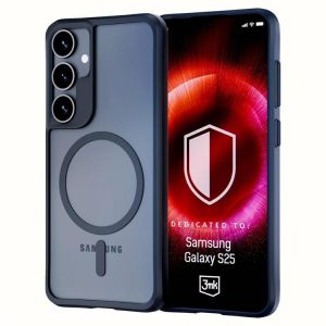 3mk Satin Armor MagCase MagSafe-kompatibilis tok Samsung Galaxy S25 - átlátszó