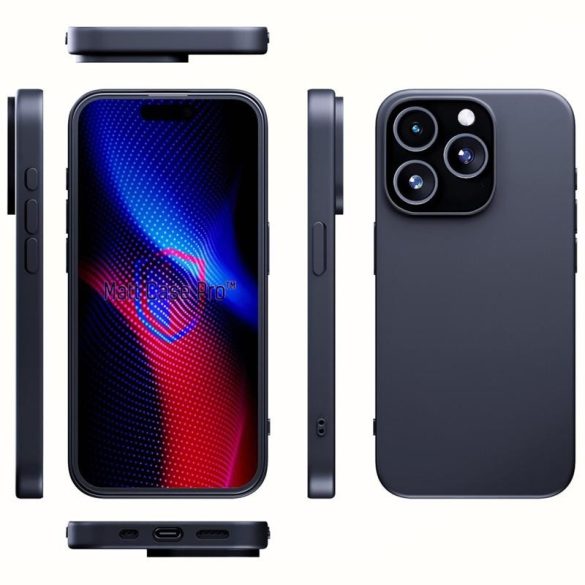 3mk Matt tok iPhone 15 Pro - fekete