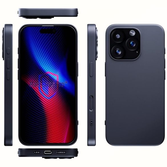 3mk Matt tok iPhone 16 Pro Max - fekete