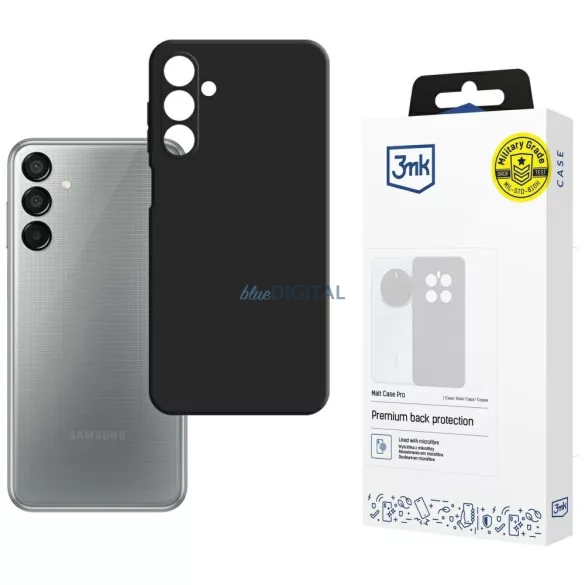 3mk Matt tok Samsung Galaxy M15 - fekete