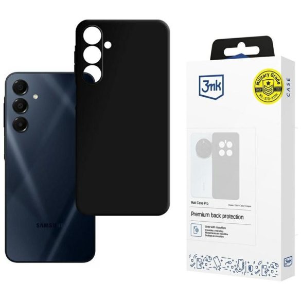 3mk Matt tok Samsung Galaxy A16 4G/5G - fekete