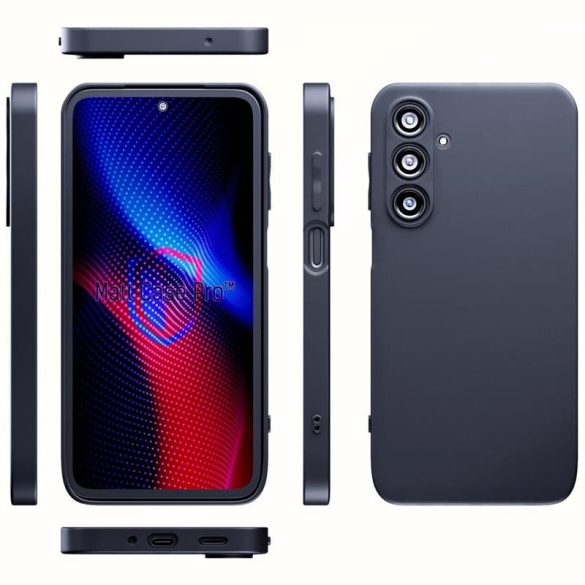 3mk Matt tok Samsung Galaxy M35 - fekete