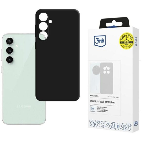 3mk Matt tok Samsung Galaxy S23 FE - fekete