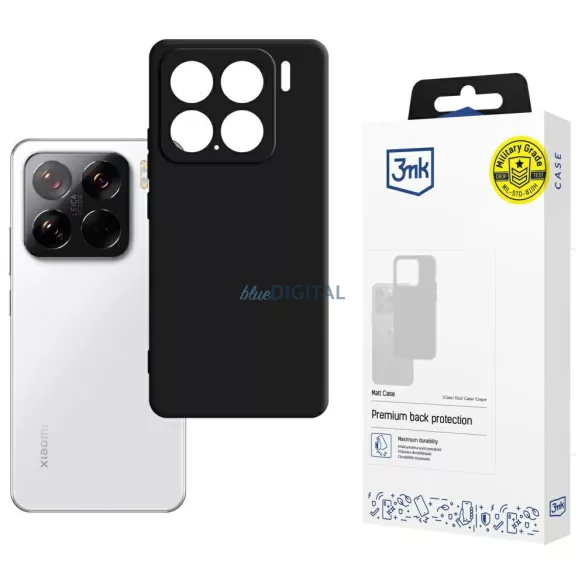 3MK Matt tok Xiaomi 15, fekete