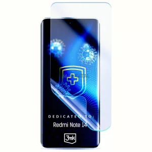 3MK SilverProtect+ nedves felragasztású antimikrobiális fólia a Redmi Note 14 4G készülékhez