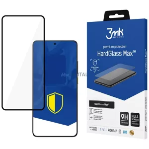 3MK HardGlass Max edzett üveg a POCO X7 Pro, fekete/black