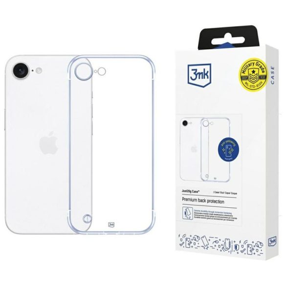 3mk Just20g Clear tok iPhone 16e - átlátszó