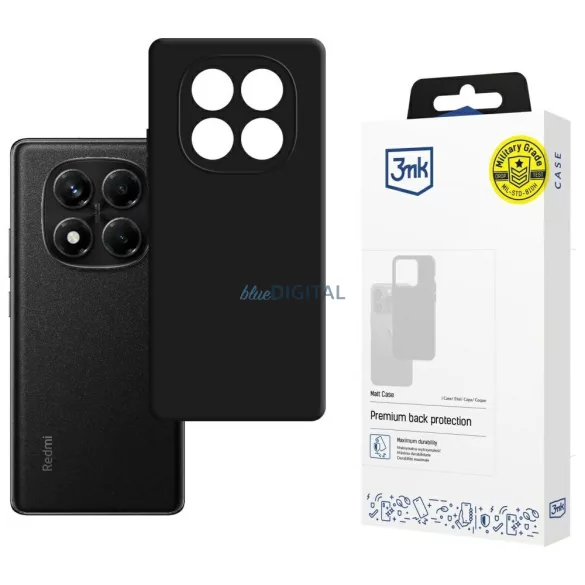 3mk Matt tok Xiaomi Redmi Note 14 Pro 4G - fekete