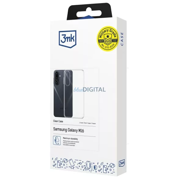 Samsung Galaxy M16 5G – 3mk átlátszó tok