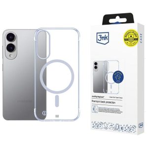 3mk Just20g MagCase MagSafe-kompatibilis tok Samsung Galaxy S25 Edge - átlátszó