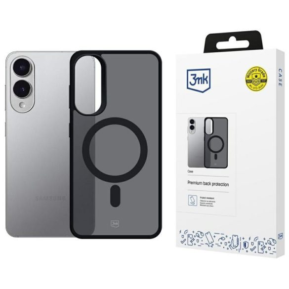 3mk Smoke MagCase MagSafe-kompatibilis tok Samsung Galaxy S25 Edge - fekete