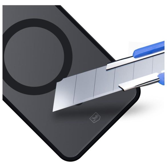 3mk Smoke MagCase MagSafe-kompatibilis tok Samsung Galaxy S25 Edge - fekete