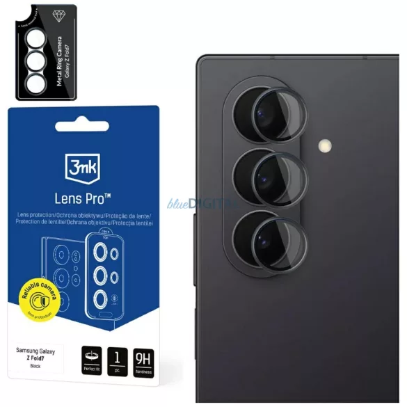 3MK Lens Protection Pro objektívvédő Samsung Galaxy Z Fold 7, fekete, 1 db
